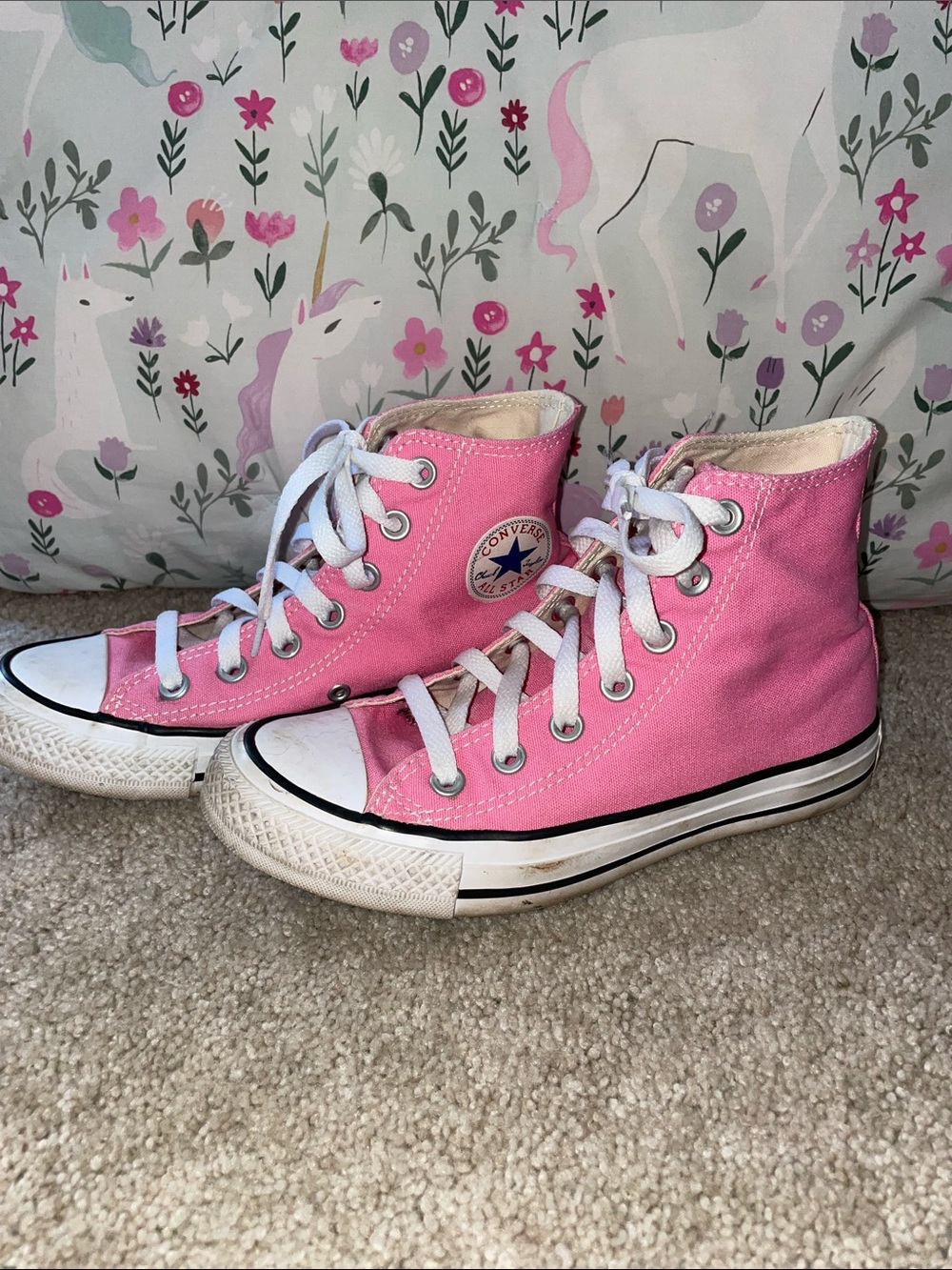 High-Top Pink Chucks